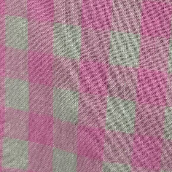 J. Crew Womens Boy Fit Perfect Shirt Bright Pink Ivory Plaid Gingham Button Up 4 - Picture 7 of 13